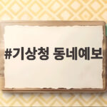 기상청 동네예보 100년 역사와 재생에너지 시대의 미래를 말하다 기상청 동네예보
