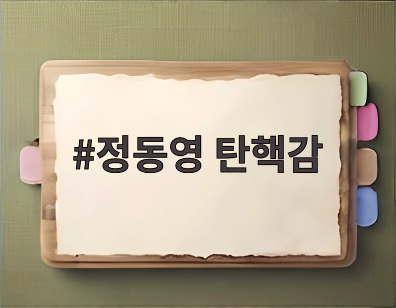 정동영 탄핵감