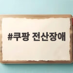 쿠팡 전산장애