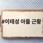 이태성 아들 근황 187cm 전교 1등 중3 아빠 연애 응원 이태성 아들 근황