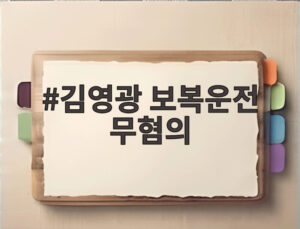 김영광 보복운전 무혐의