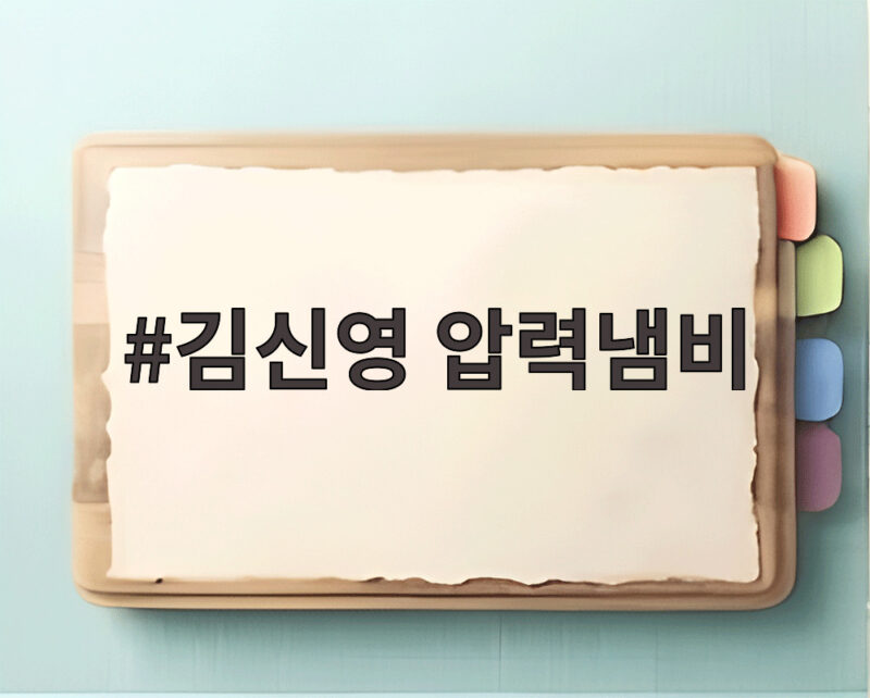 김신영 압력냄비