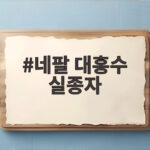 네팔 대홍수 실종자
