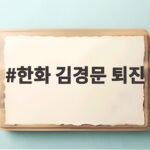 한화 김경문 퇴진 1000승 노장의 마지막 선택 한화 김경문 퇴진