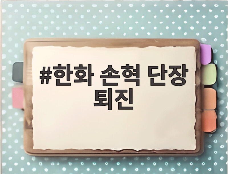 한화 손혁 단장 퇴진 김경문 감독 동반 사임 이유와 향후 전망 1 한화 손혁 단장 퇴진