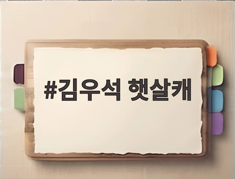 김우석 햇살캐