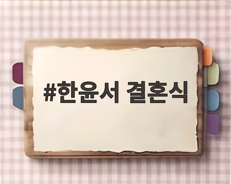 한윤서 결혼식 오늘 11일 문준웅과 품절녀 되다 1 한윤서 결혼식