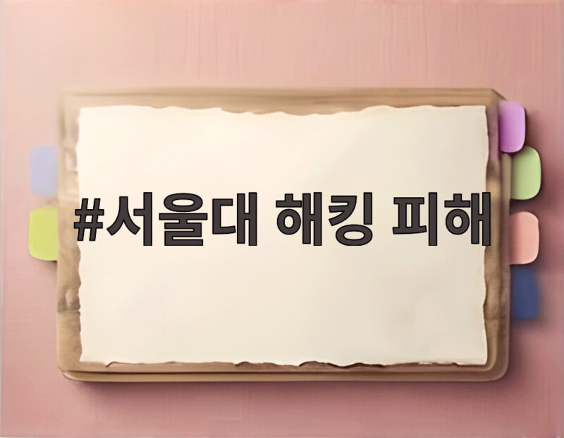 서울대 해킹 피해 6년간 28건 개인정보 1132건 유출 확인 1 서울대 해킹 피해