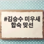 김승수 미우새 합숙 맞선에서 민지수에게 몰표가 쏟아진 이유 김승수 미우새 합숙 맞선