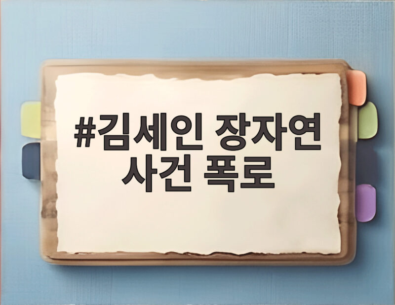 김세인 장자연 사건 폭로 전 소속사 대표 교제 강요 의혹 1 김세인 장자연 사건 폭로