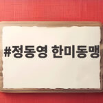 정동영 한미동맹