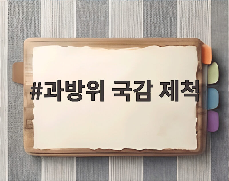 과방위 국감 제척 이진숙 의원 무기명 투표 통과 논란 총정리 1 과방위 국감 제척