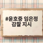 윤호중 임은정 감찰 지시 중수청 1호 감찰 대상이 된 정치 논란 총정리와 향후 일정 윤호중 임은정 감찰 지시
