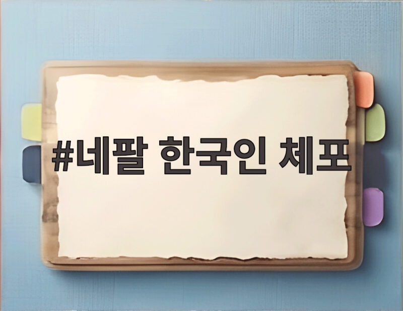 네팔 한국인 체포 관광비자 종교 활동 무슨 일이었나 1 네팔 한국인 체포