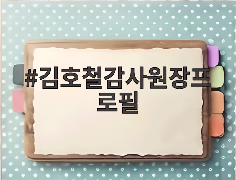 김호철감사원장프로필 민변 출신 인권변호사 이력 살펴보기 1 김호철감사원장프로필