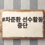 차준환 선수활동 중단