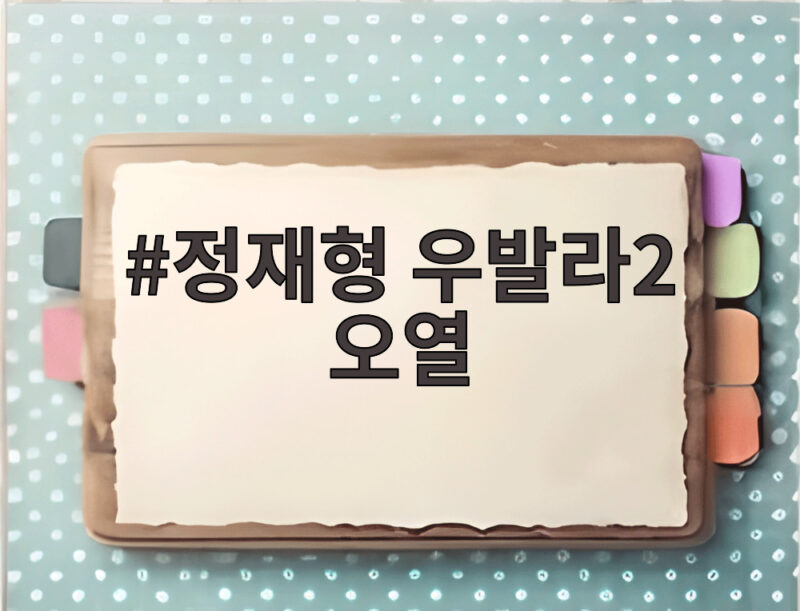 정재형 우발라2 오열