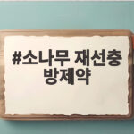 소나무 재선충 방제약