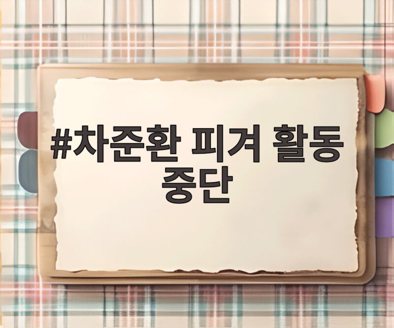 차준환 피겨 활동 중단