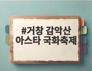 거창 감악산 아스타 국화축제