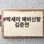 박세미 예비신랑 김준연, 4년 전 방송 이력과 결혼식 준비 소식 박세미 예비신랑 김준연