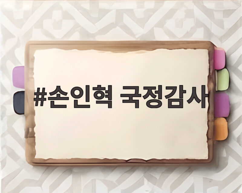 손인혁 국정감사