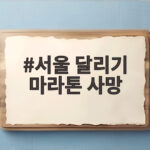 서울 달리기 마라톤 사망