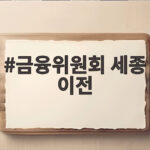 금융위원회 세종 이전 2027년 하반기 확정 이렇게 바뀝니다 금융위원회 세종 이전