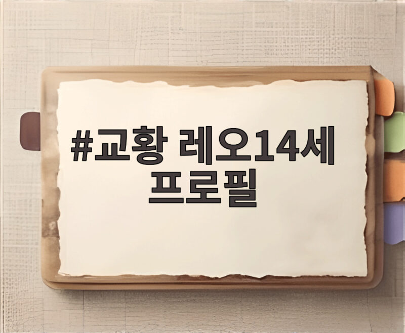 교황 레오14세 프로필과 평화 메시지 핵심 정리 1 교황 레오14세 프로필