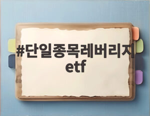단일종목레버리지 etf