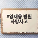 양재웅 병원 사망사고 유족이 밝힌 CCTV 공백과 진실 양재웅 병원 사망사고