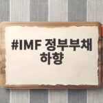 IMF 정부부채 하향 전망 올해 46.1퍼센트가 의미하는 것 IMF 정부부채 하향