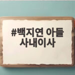 백지연 아들 사내이사로 포르마레 설립 현대가 사위 독자 행보가 궁금하다 백지연 아들 사내이사