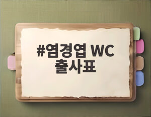 염경엽 WC 출사표