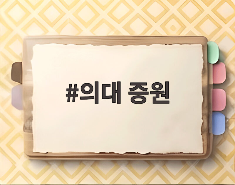 의대 증원 확대 이후 남은 숙제 교육 인프라와 실습 공간 충분할까 1 의대 증원