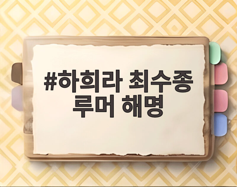 하희라 최수종 루머 해명 유퀴즈에서 직접 밝힌 진실 1 하희라 최수종 루머 해명