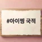 아이찡 국적