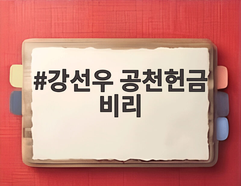 강선우 공천헌금 비리 실형 선고가 남긴 공천 제도의 그늘 1 강선우 공천헌금 비리
