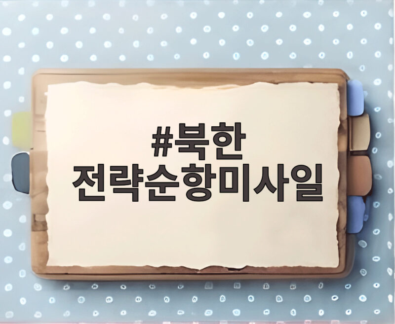 북한 전략순항미사일