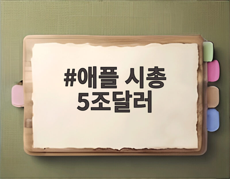 애플 시총 5조달러 돌파가 보여준 성장 비결 1 애플 시총 5조달러