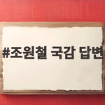 조원철 국감 답변 대법관 재제청 논란 핵심은 이것입니다 조원철 국감 답변