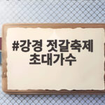 강경 젓갈축제 초대가수 누구였을까 30주년 효잔치 현장 강경 젓갈축제 초대가수