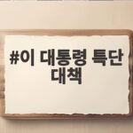 이 대통령 특단 대책 강력범죄 전쟁 선포 앞으로 어떻게 달라질까 이 대통령 특단 대책