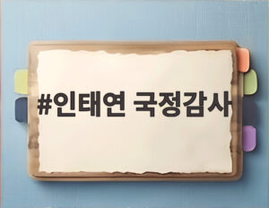 인태연 국정감사