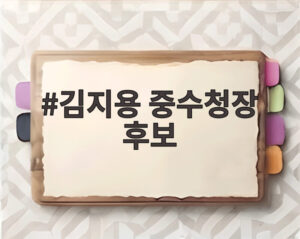 김지용 중수청장 후보