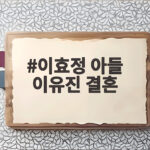 이효정 아들 이유진 결혼
