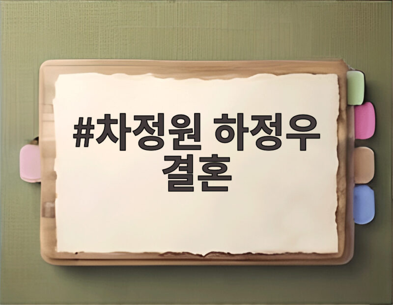 차정원 하정우 결혼 12월 13일 비공개 예식과 6년 열애 이야기 1 차정원 하정우 결혼