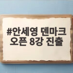 안세영 덴마크 오픈 8강 진출 2연패 도전 순항 중 안세영 덴마크 오픈 8강 진출