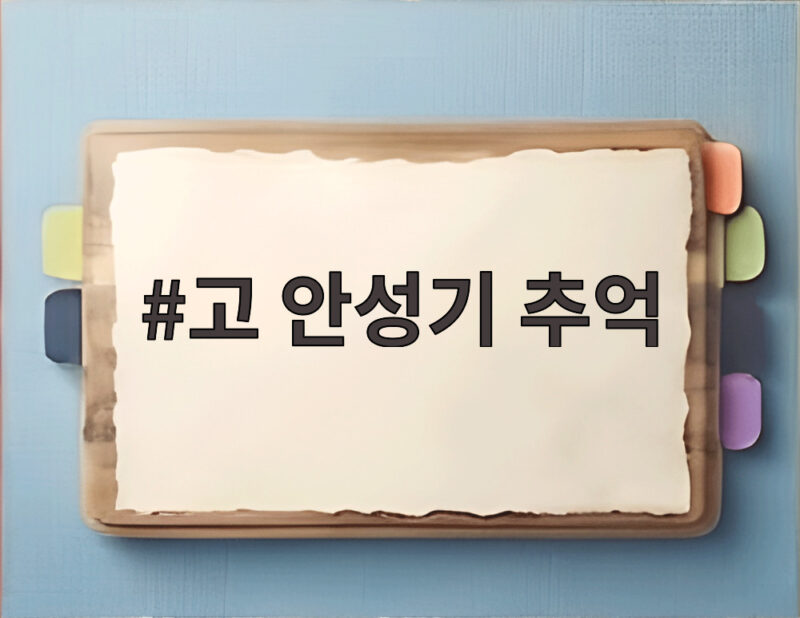 고 안성기 추억