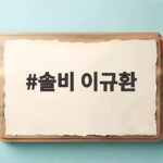 솔비 이규환 결혼 발표 러브스토리와 오만추 인연 솔비 이규환